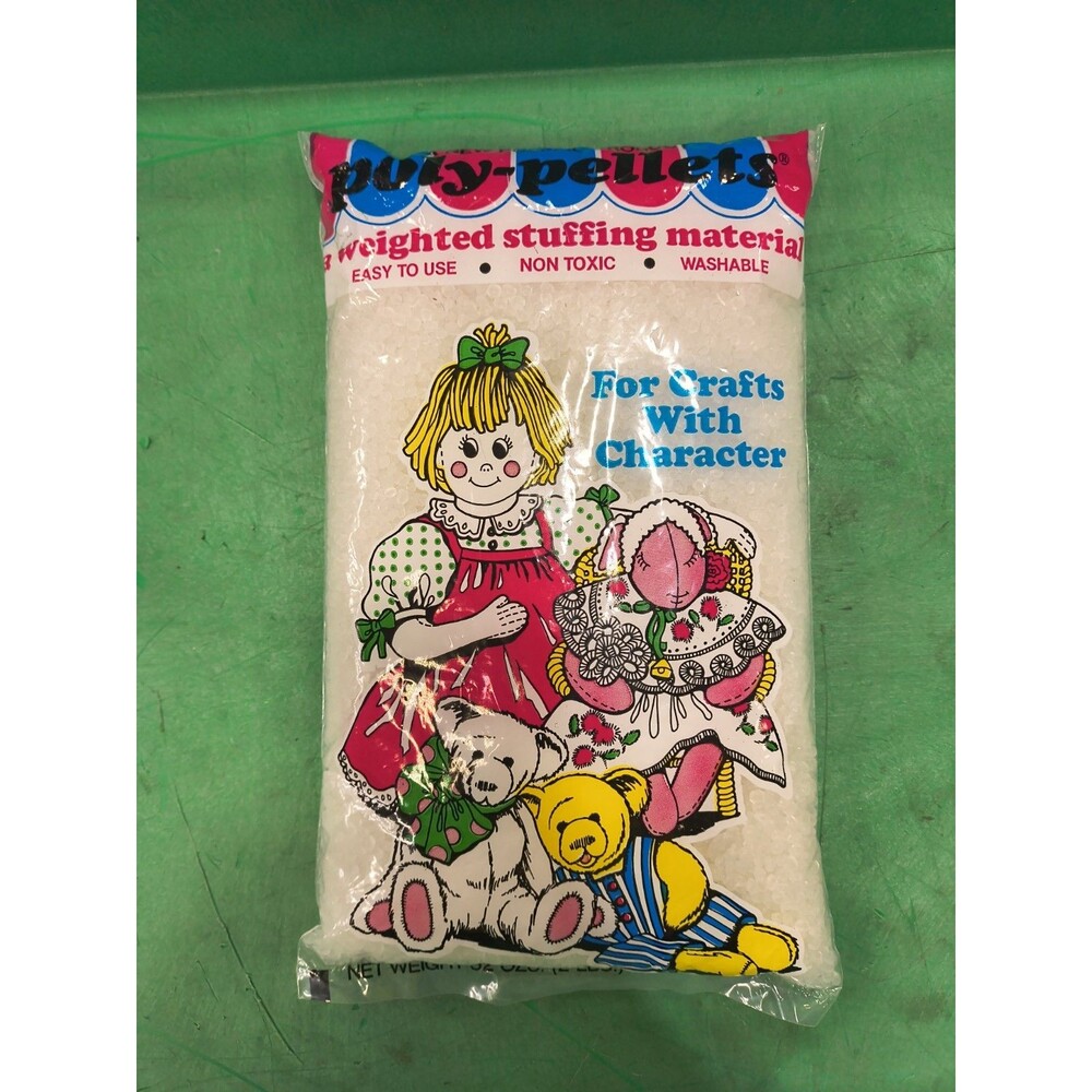 Poly Pellets Craft Weighted Blankets Dolls Stuffing Beads Character 32oz bag